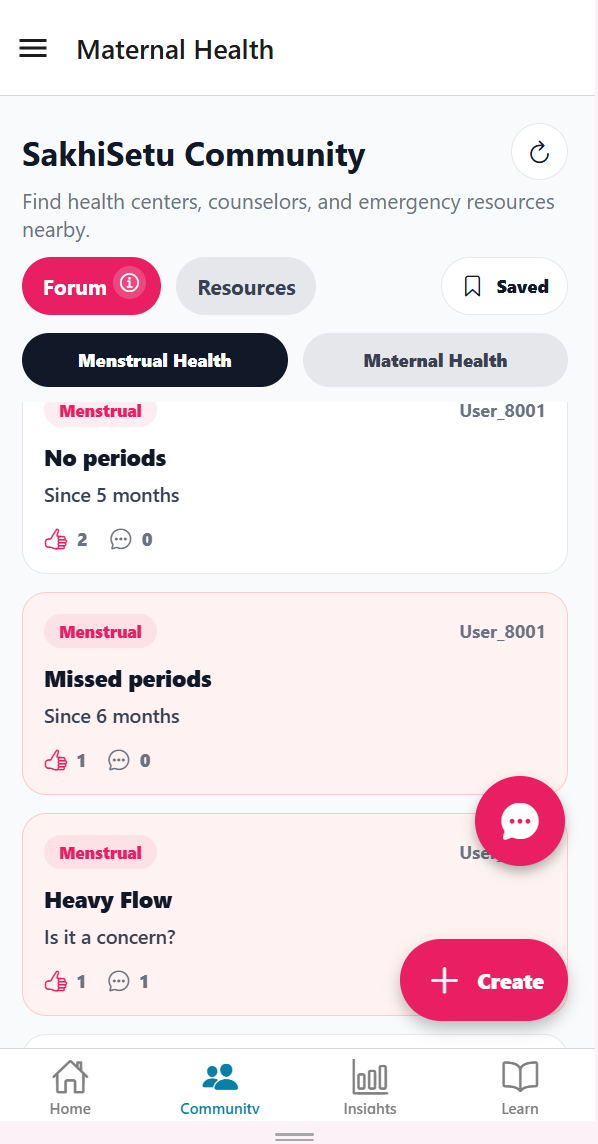 Community forum